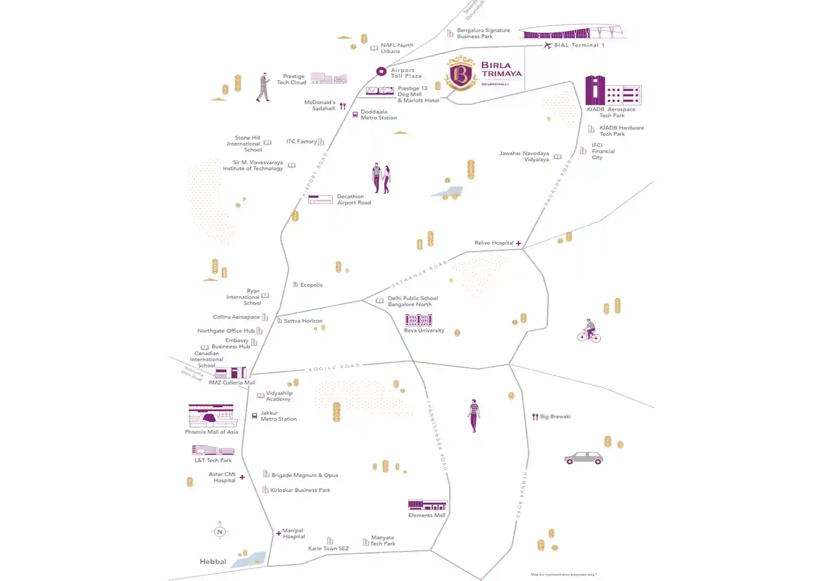 birla-trimaya-phase-4-location-map